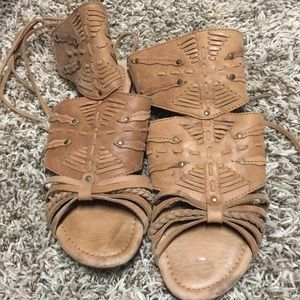 Boutique Leather gladiator sandals